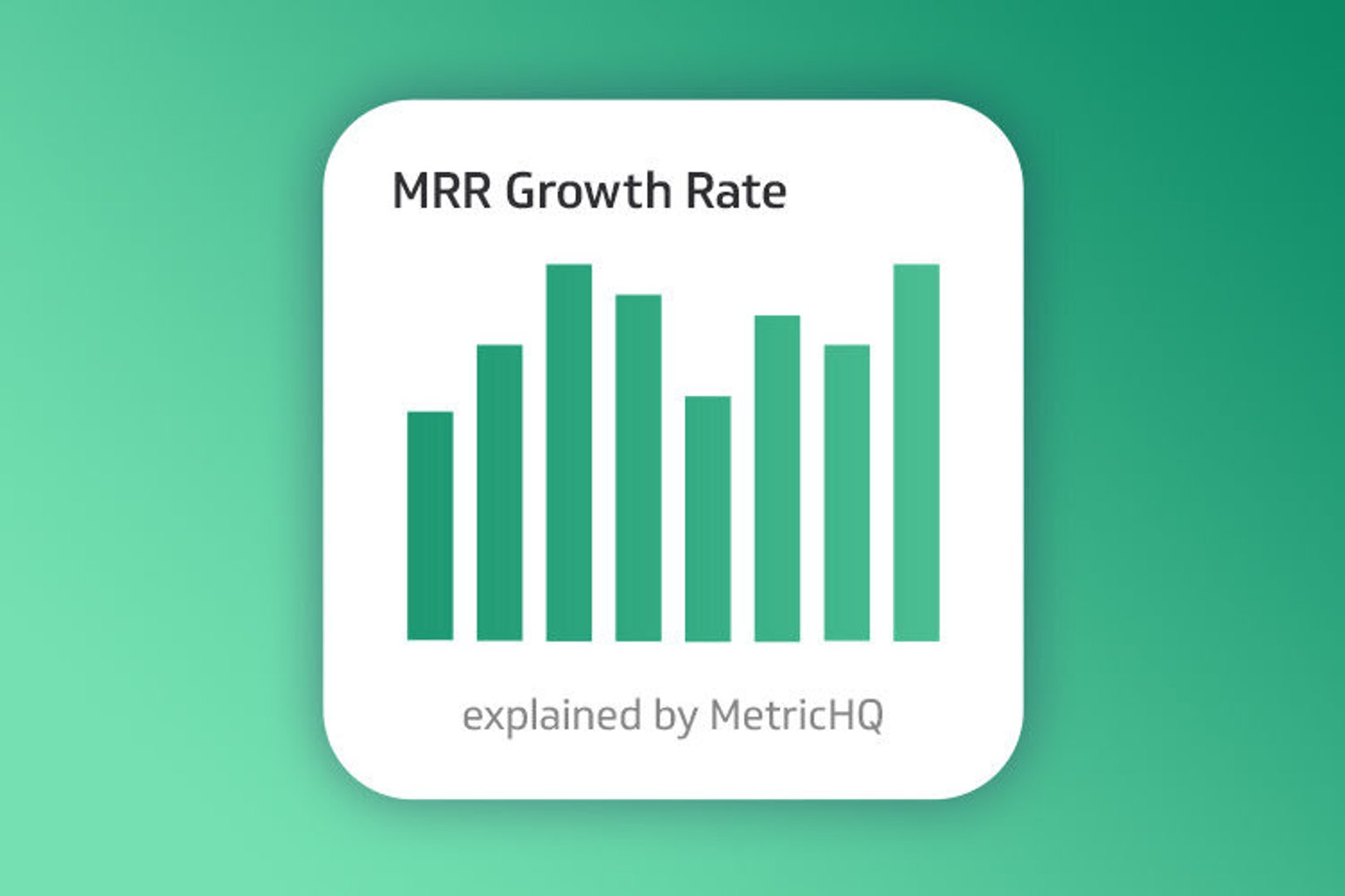 Top Sales Kpis   Growth Mrr Rate on Metric Hq